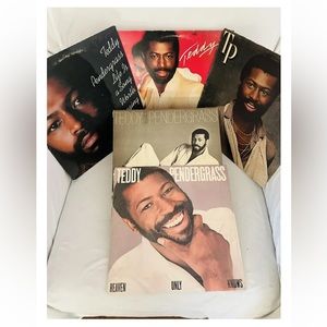 LOT OF 5-TEDDY PENDERGRASS- LP/Vinyl Records Used-US-1978 to 1983- GREAT GIFTS!!